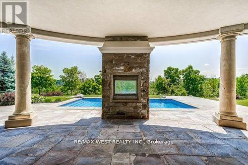 115 Hazelridge Court, Vaughan, ON - Outdoor With In Ground Pool