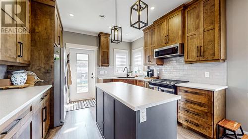 13 Meagher Place, Conception Bay South, NL - Indoor Photo Showing Kitchen With Upgraded Kitchen