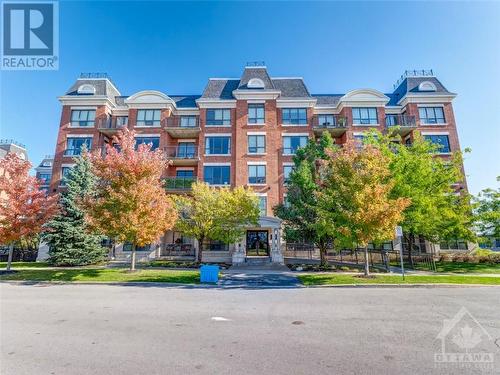 Unit 507 is Top Right Corner " Penthouse Level " Primary bedroom and Living Room windows seen in this picture with the balcony in middle - 1005 Beauparc Private Unit#507, Ottawa, ON - Outdoor With Balcony With Facade