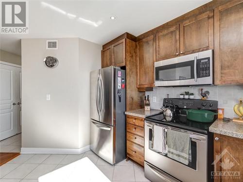 1005 Beauparc Private Unit#507, Ottawa, ON - Indoor Photo Showing Kitchen With Stainless Steel Kitchen