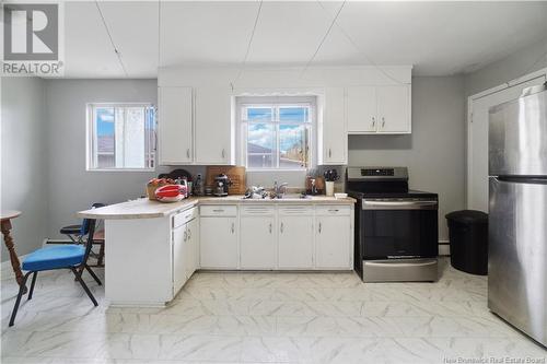 50 Vine Street, Moncton, NB - Indoor Photo Showing Kitchen With Double Sink