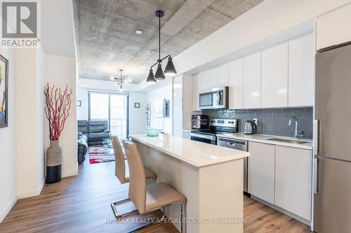 209 - 7 Erie Avenue, Brantford, ON - Indoor Photo Showing Kitchen With Upgraded Kitchen