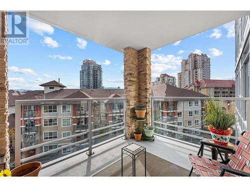 1075 Sunset Drive Unit# 505, Kelowna, BC - Outdoor With Balcony