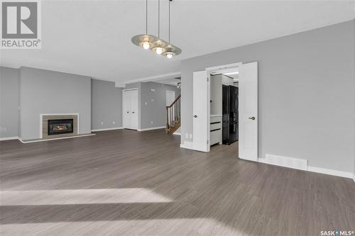 1024 Gryphons Walk, Regina, SK - Indoor With Fireplace