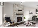 600 Sherwood Road Unit# 13, Kelowna, BC  - Indoor Photo Showing Living Room With Fireplace 