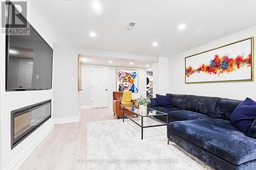 31 Windsor Drive, Ajax, ON - Indoor Photo Showing Living Room With Fireplace