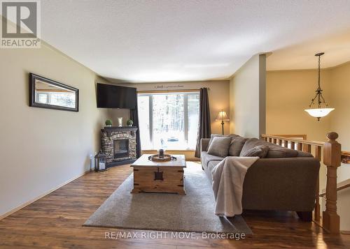 3015 Sparrow Lake Road S, Severn, ON - Indoor Photo Showing Living Room With Fireplace