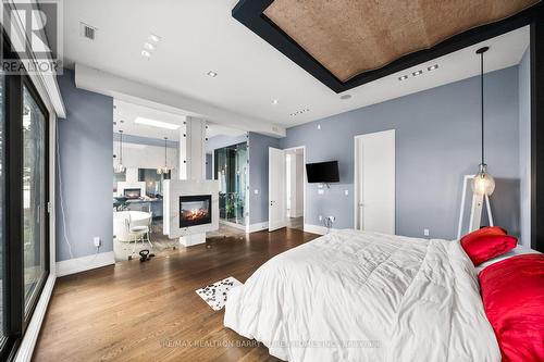 67 Lake Promenade, Toronto, ON - Indoor Photo Showing Bedroom With Fireplace