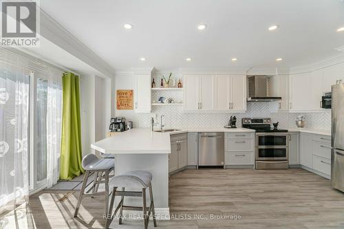 43 - 3600 Colonial Drive, Mississauga, ON - Indoor Photo Showing Kitchen With Stainless Steel Kitchen With Upgraded Kitchen