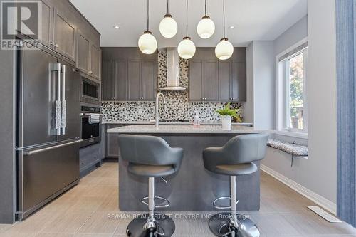 56 Drew Brown Boulevard, Orangeville, ON - Indoor Photo Showing Kitchen With Upgraded Kitchen