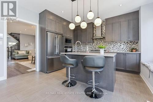 56 Drew Brown Boulevard, Orangeville, ON - Indoor Photo Showing Kitchen With Upgraded Kitchen