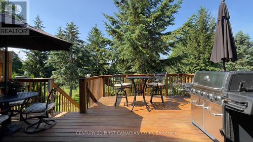 5 Oakwood Links Lane, Lambton Shores (Grand Bend), ON - Outdoor With Deck Patio Veranda