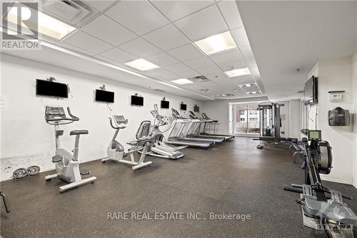 2701 - 195 Besserer Street, Ottawa, ON - Indoor Photo Showing Gym Room