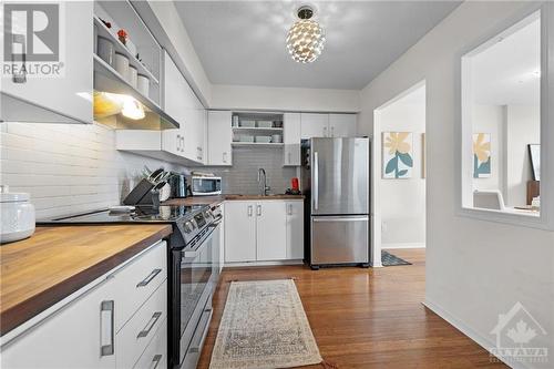 215 Parkdale Avenue Unit#505, Ottawa, ON - Indoor Photo Showing Kitchen With Stainless Steel Kitchen