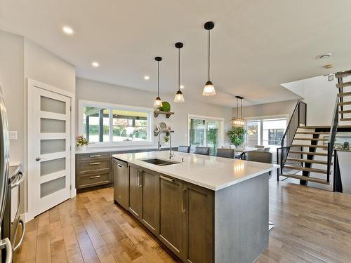 Kitchen - 774 Rue Mcauley, Coaticook, QC - Indoor Photo Showing Kitchen With Double Sink With Upgraded Kitchen