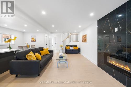 66 Fontainbleau Drive, Toronto, ON - Indoor Photo Showing Other Room With Fireplace