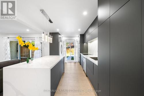 66 Fontainbleau Drive, Toronto, ON - Indoor Photo Showing Kitchen With Double Sink