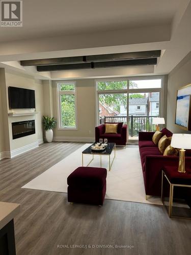 Main - 19 Lambton Avenue, Toronto, ON - Indoor Photo Showing Living Room With Fireplace