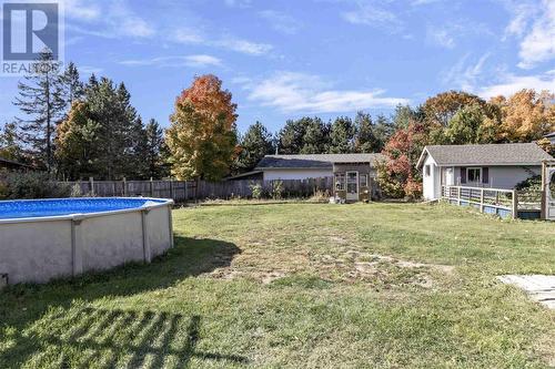 1217 Goulais Ave, Sault Ste. Marie, ON - Outdoor With Above Ground Pool