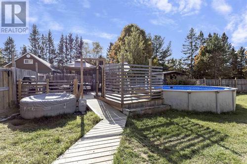 1217 Goulais Ave, Sault Ste. Marie, ON - Outdoor With Above Ground Pool