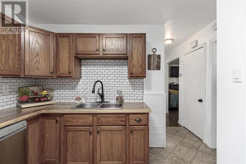 1217 Goulais Ave, Sault Ste. Marie, ON - Indoor Photo Showing Kitchen With Double Sink