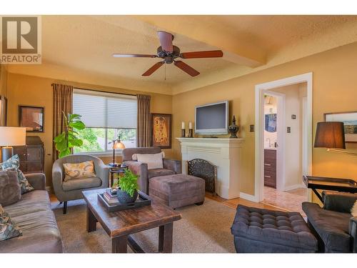 151 Columbia  Avenue, Castlegar, BC - Indoor Photo Showing Living Room With Fireplace