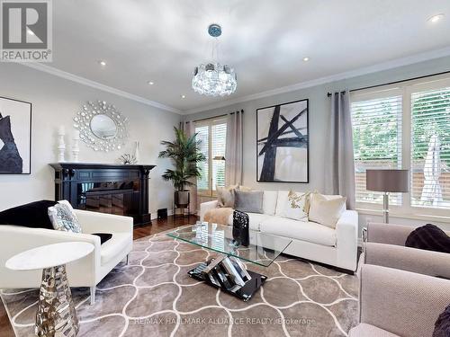 1111 Solomon Court, Milton, ON - Indoor Photo Showing Living Room With Fireplace