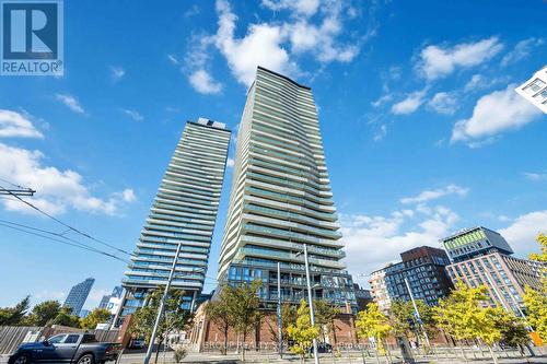 3504 - 390 Cherry Street, Toronto, ON - Outdoor With Facade