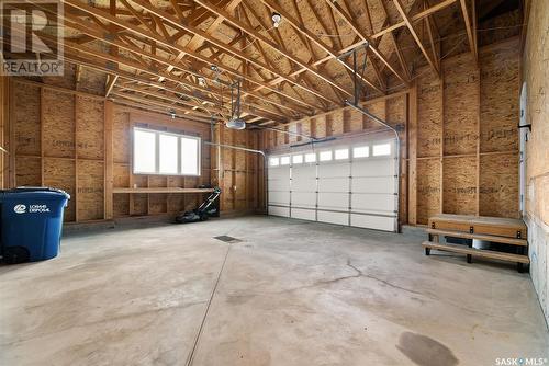 21 College Crescent, White City, SK - Indoor Photo Showing Garage