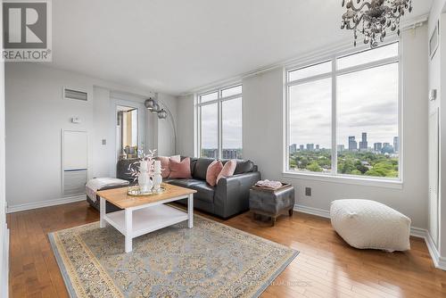 1202 - 18 Kenaston Gardens, Toronto, ON - Indoor Photo Showing Living Room