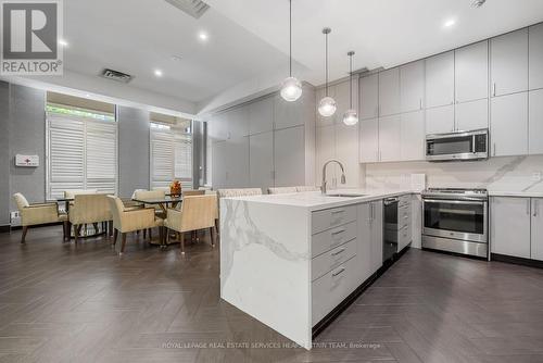 1202 - 18 Kenaston Gardens, Toronto, ON - Indoor Photo Showing Kitchen With Upgraded Kitchen