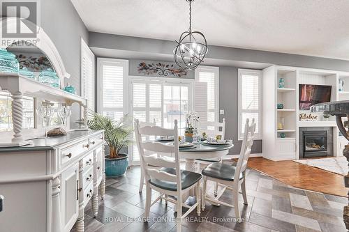 133 Vipond Road, Whitby, ON - Indoor Photo Showing Dining Room With Fireplace