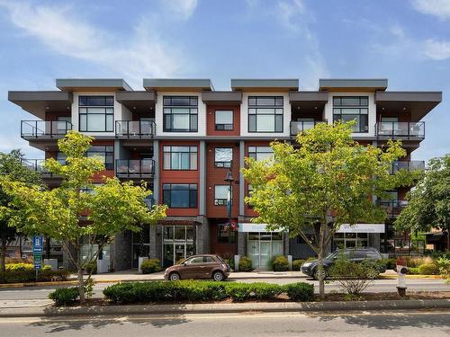 508-7162 West Saanich Rd, Central Saanich, BC - Outdoor With Balcony With Facade