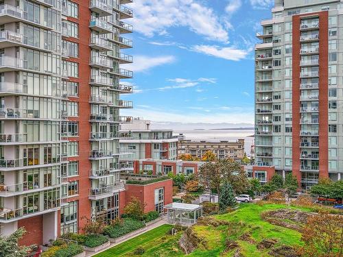 410-455 Sitkum Rd, Victoria, BC - Outdoor With Balcony With Facade