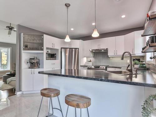 Cuisine - 731 Rue De Port-Royal, Repentigny (Repentigny), QC - Indoor Photo Showing Kitchen With Double Sink With Upgraded Kitchen