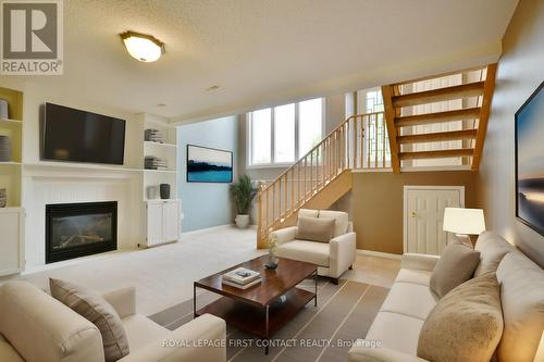 61 Holly Meadow Road, Barrie, ON - Indoor Photo Showing Living Room With Fireplace