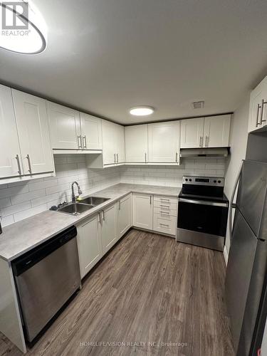 Lower - 623 Niagara Street, St. Catharines, ON - Indoor Photo Showing Kitchen With Double Sink