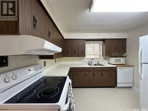 832 Railway Avenue, Bruno, SK - Indoor Photo Showing Kitchen With Double Sink