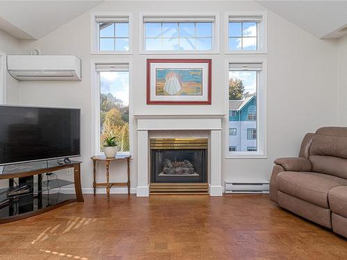 301-245 First St, Duncan, BC - Indoor Photo Showing Living Room With Fireplace