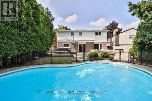 25 Ferrah Street, Markham, ON - Outdoor With In Ground Pool With Deck Patio Veranda With Backyard