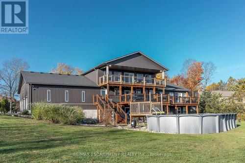 11417 Lakeshore Road, Wainfleet, ON - Outdoor With Above Ground Pool With Deck Patio Veranda