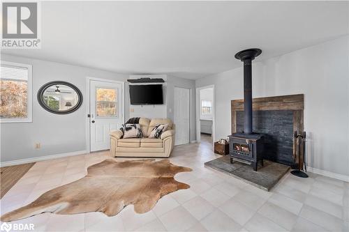 1019 Turner Way, Arden, ON - Indoor Photo Showing Living Room With Fireplace