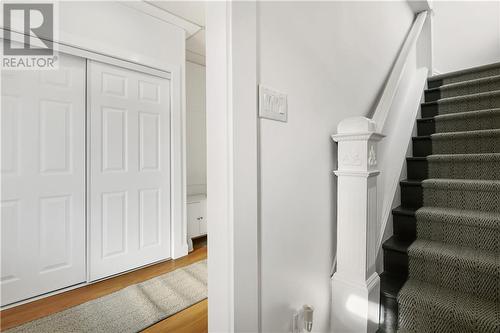 Front door entrance into the self contained upstairs apartment with a large vestibule complete with a huge closet - 7 Argyle Street, Renfrew, ON - Indoor Photo Showing Other Room