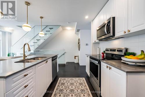 Th16 - 1245 Bayly Street, Pickering, ON - Indoor Photo Showing Kitchen With Stainless Steel Kitchen With Double Sink With Upgraded Kitchen