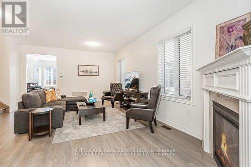 531 Stream Crescent, Oakville, ON - Indoor Photo Showing Living Room With Fireplace