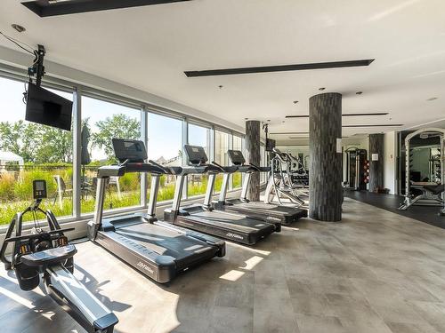 Exercise room - 1102-100 Rue André-Prévost, Montréal (Verdun/Île-Des-Soeurs), QC - Indoor Photo Showing Gym Room