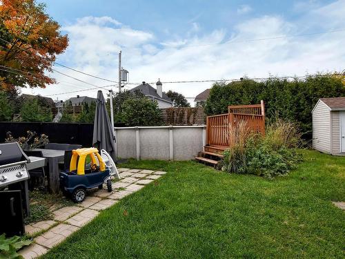 Backyard - 66Z  - 66Y Rue Des Tourterelles, Blainville, QC - Outdoor With Above Ground Pool