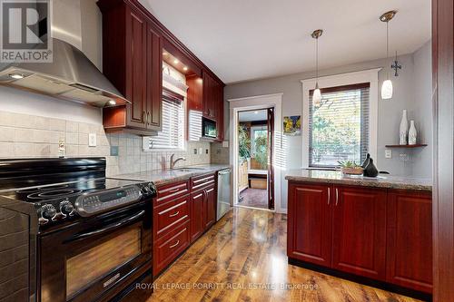 112 Fifth Street, Toronto, ON - Indoor Photo Showing Kitchen With Double Sink