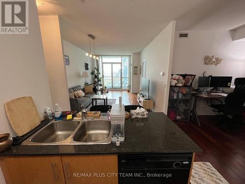 3206 - 16 Yonge Street, Toronto, ON - Indoor Photo Showing Kitchen With Double Sink