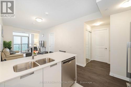 2415 - 35 Watergarden Drive, Mississauga, ON - Indoor Photo Showing Kitchen With Double Sink